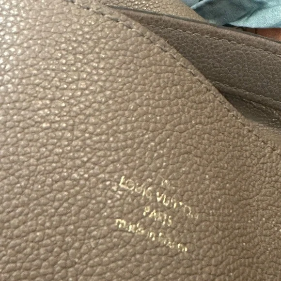 Louis Vuitton Taupe Embossed Monogram Shoulder Bag with Gold Hardware - Picture 3 of 11